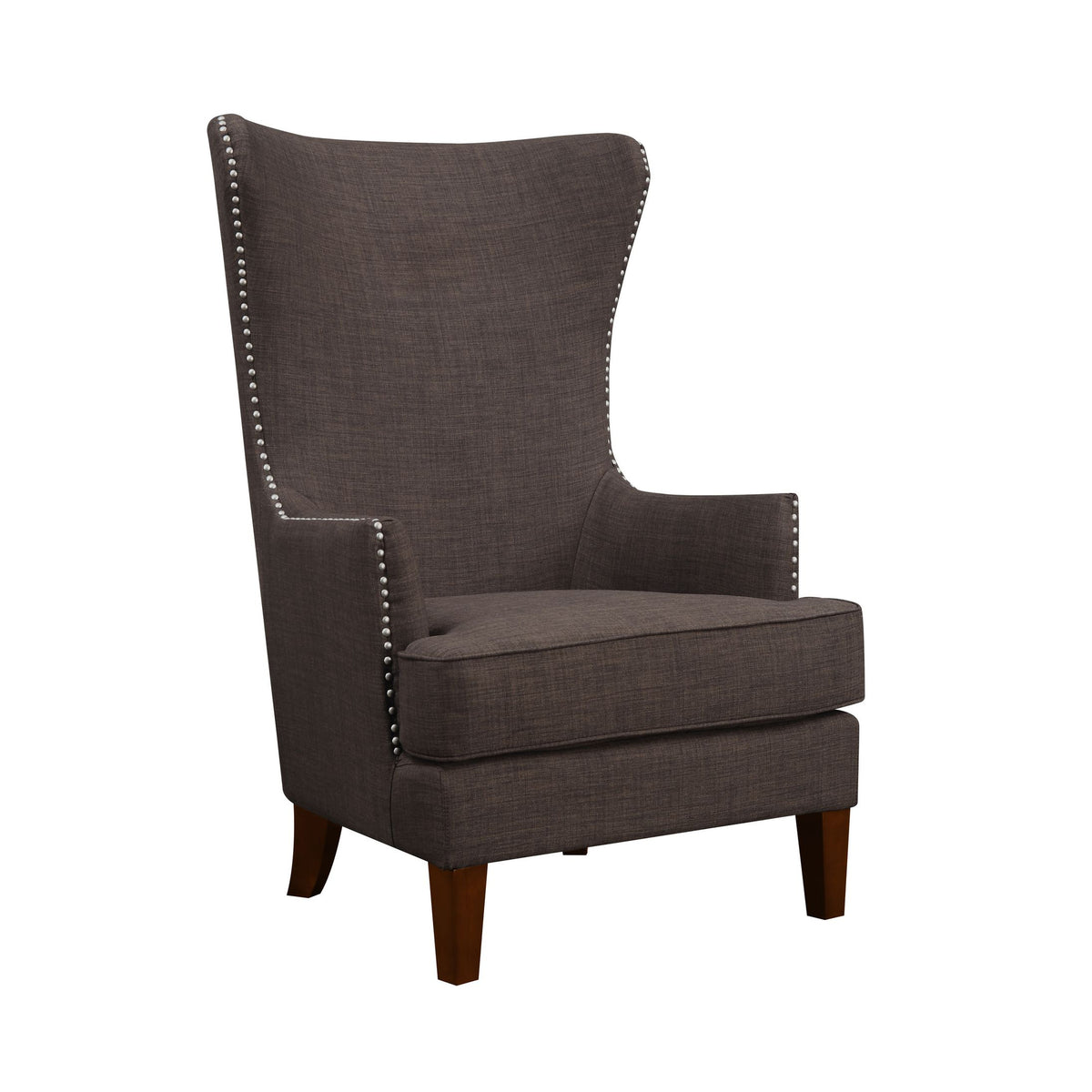 Kori Chair With Chrome Nails Heirloom Chocolate