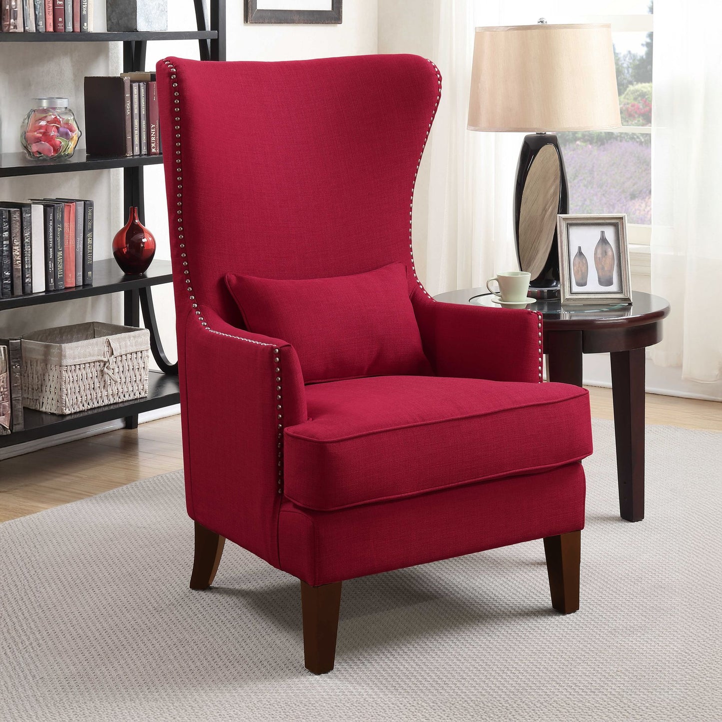 Kori 724 Chair W/Chrome Nails Heirloom Berry