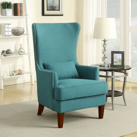 Kori 724 Chair W/Chrome Nails Heirloom Aqua/Teal (ISTA 3)