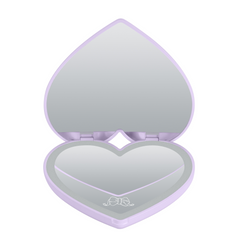 Kuromi™ “Lovely Ribbon” LED Heart Compact Mirror