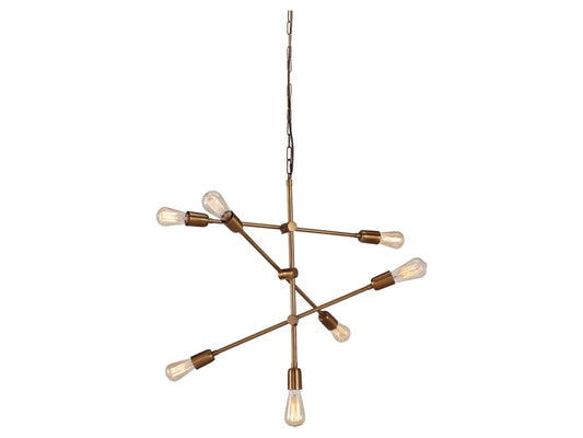 Nastalya Modern Goldtone Pendant Light Fixture