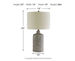Linus Ceramic Table Lamp (1/CN)