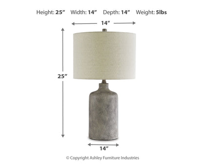 Linus Ceramic Table Lamp (1/CN)