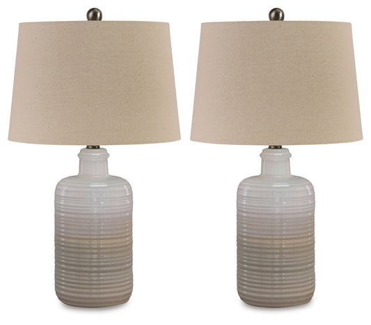 Marnina Ceramic Table Lamp (2/CN)