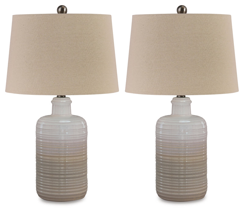 Marnina Ceramic Table Lamp (Set of 2)