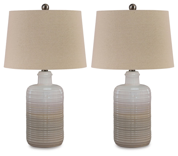 Marnina Ceramic Table Lamp (2/CN)