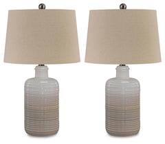 Marnina Ceramic Table Lamp (Set of 2)