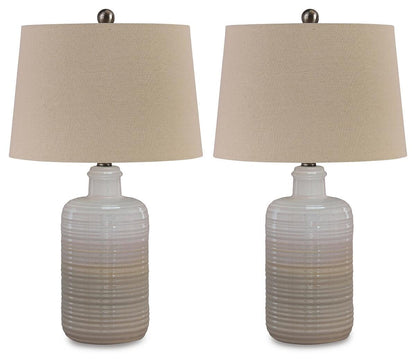 Marnina Ceramic Table Lamp (Set of 2)