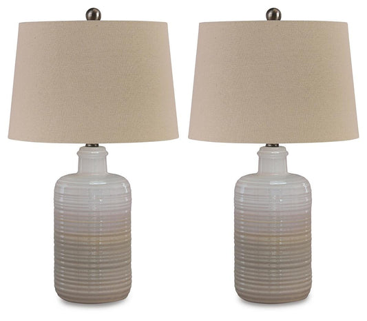 Marnina Ceramic Table Lamp (Set of 2)