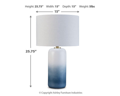 Lemrich Ceramic Table Lamp (1/CN)