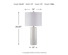 Steuben Ceramic Table Lamp (Set of 2)