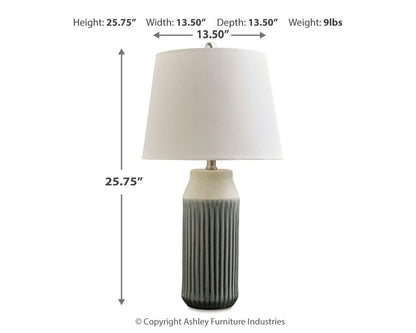 Afener Ceramic Table Lamp (Set of 2)