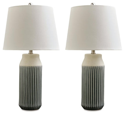Afener Ceramic Table Lamp (Set of 2)