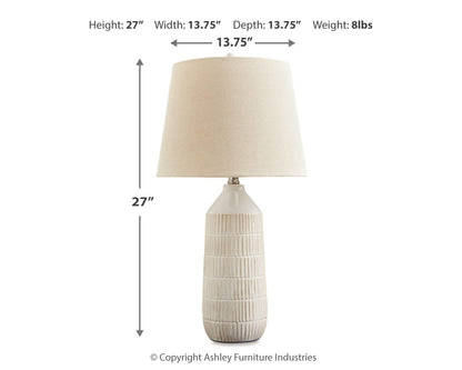 Willport Ceramic Table Lamp (Set of 2)