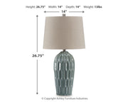 Hadbury Ceramic Table Lamp (Set of 2)