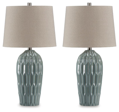 Hadbury Ceramic Table Lamp (Set of 2)