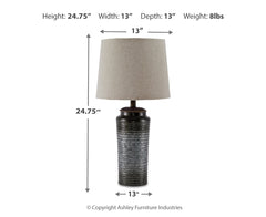 Norbert Metal Table Lamp (Set of 2)