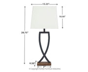 Makara Metal Table Lamp (Set of 2)