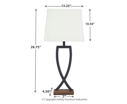 Makara Metal Table Lamp (2/CN)
