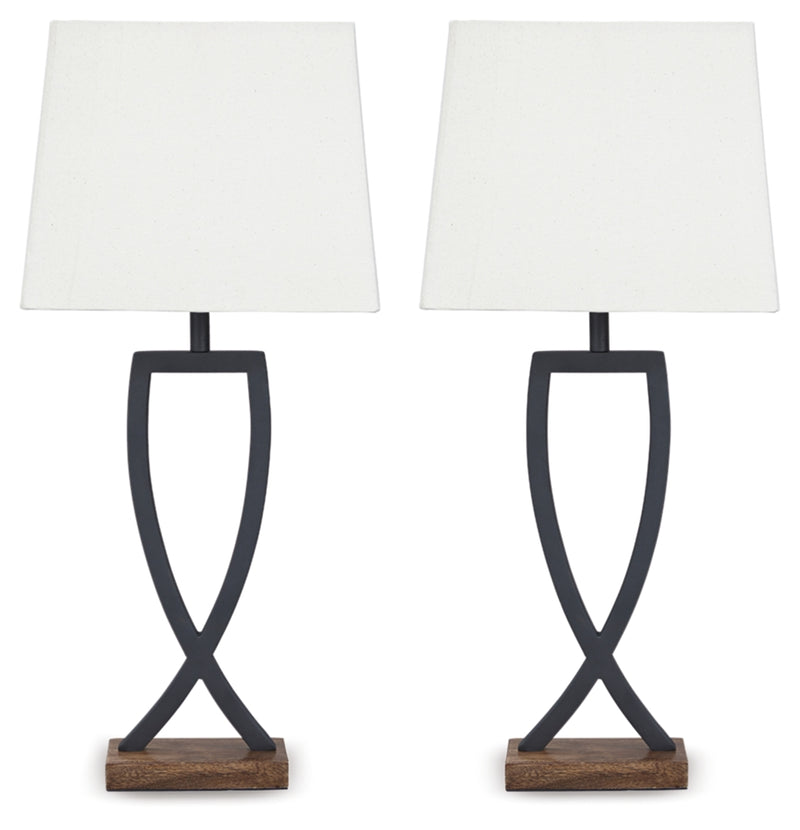 Makara Metal Table Lamp (Set of 2)