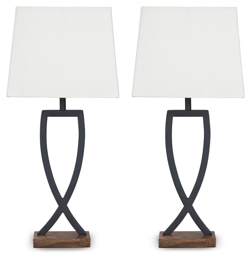 Makara Metal Table Lamp (Set of 2)