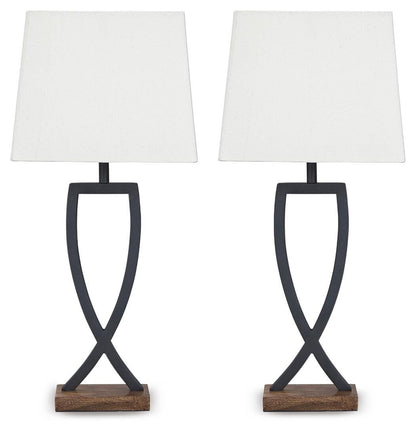 Makara Metal Table Lamp (Set of 2)