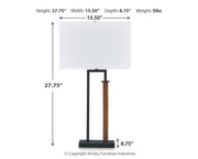 Voslen Metal Table Lamp (Set of 2)
