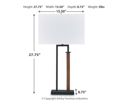 Voslen Metal Table Lamp (Set of 2)