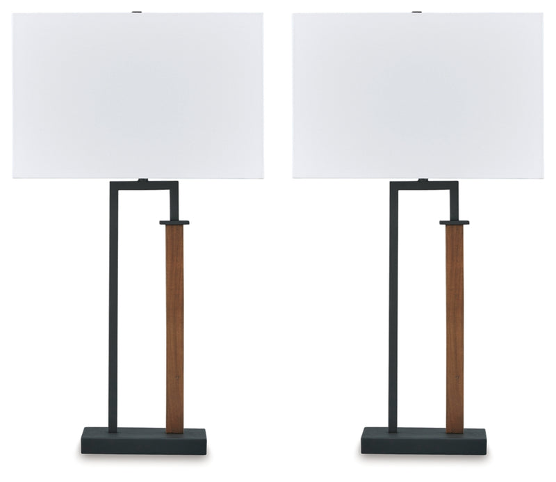 Voslen Metal Table Lamp (Set of 2)