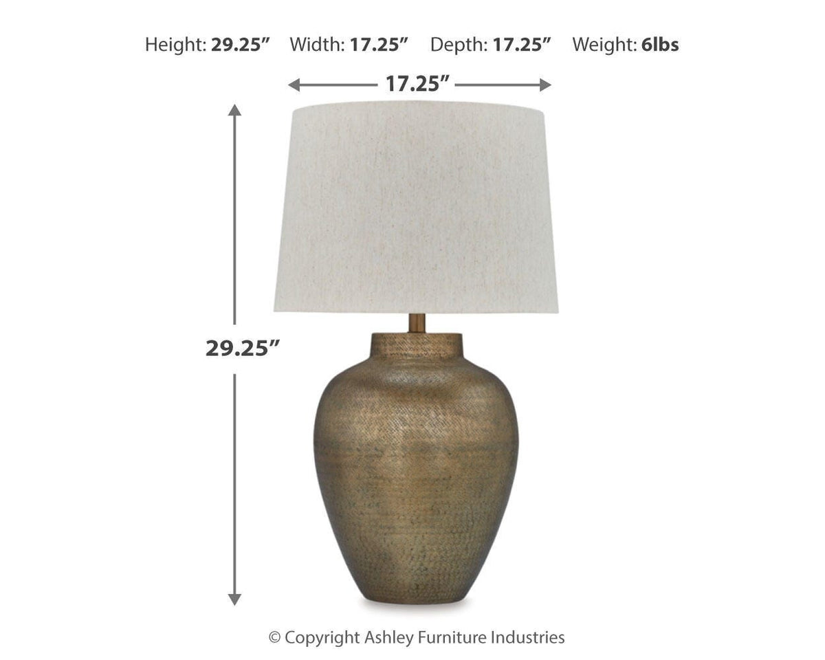 Madney Metal Table Lamp (1/CN)