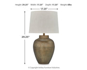 Madney Metal Table Lamp (1/CN)