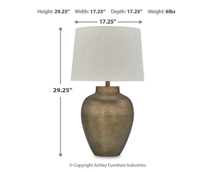 Madney Metal Table Lamp (1/CN)