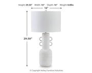 Perringhill Metal Table Lamp (1/CN)