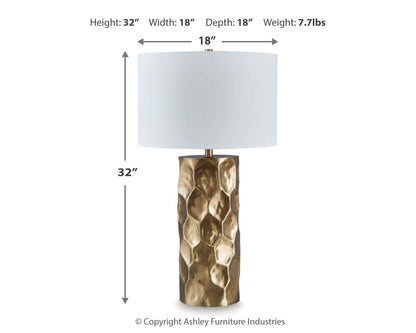 Marshawn Metal Table Lamp (1/CN)