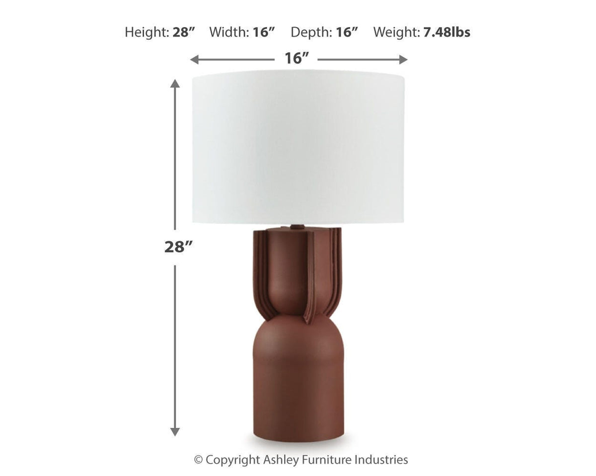 Rowandale Metal Table Lamp (1/CN)