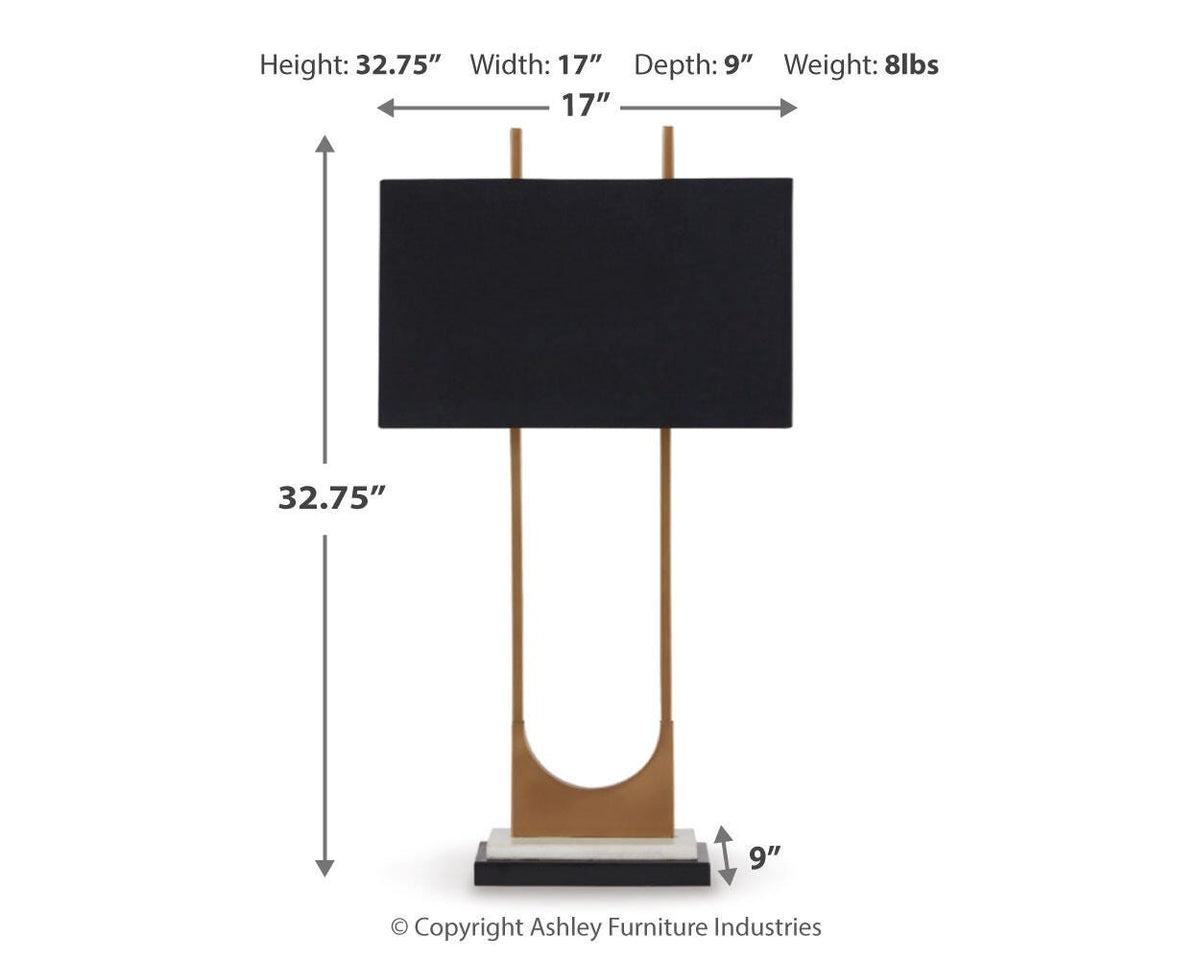 Malana Metal Table Lamp (1/CN)