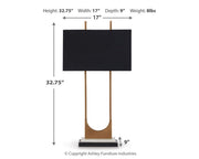 Malana Metal Table Lamp (1/CN)