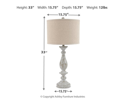 Bernadate Poly Table Lamp (2/CN)