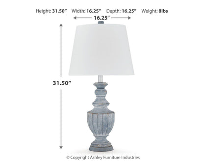 Cylerick Terracotta Table Lamp (1/CN)