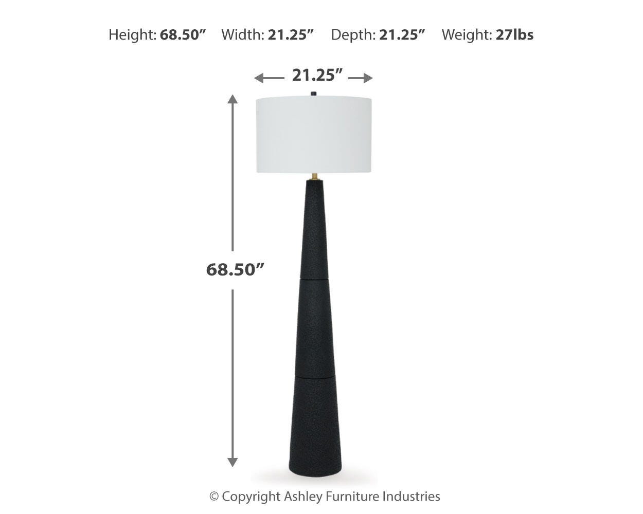 Hallburg Poly Floor Lamp (1/CN)