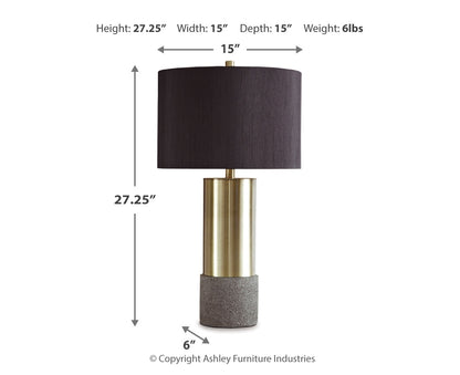 Jacek Metal Table Lamp (2/CN)