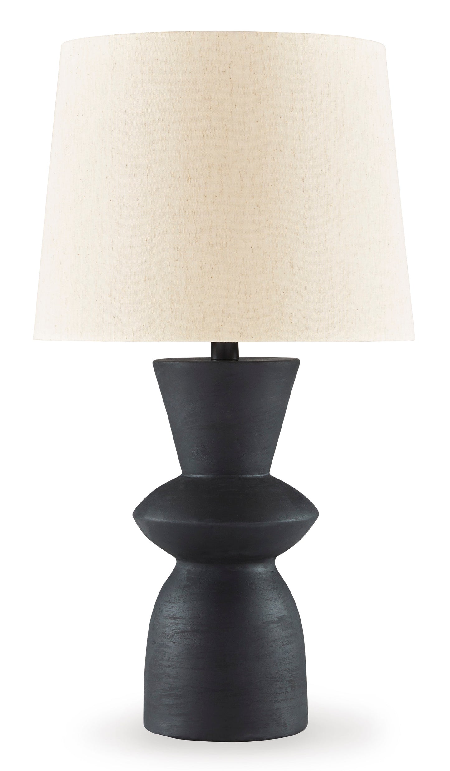 Scarbot Black Paper Table Lamp with Bold Angular Base