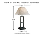 Deidra Metal Table Lamp (Set of 2)