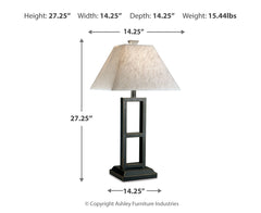 Deidra Metal Table Lamp (Set of 2)