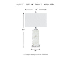 Malise Alabaster Table Lamp (1/CN)