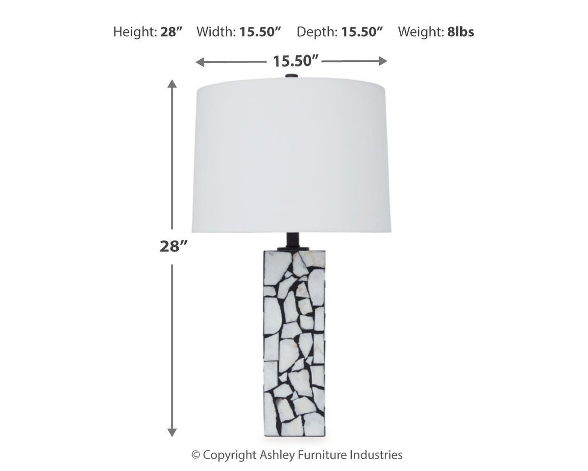 Macaria Marble Table Lamp (1/CN)