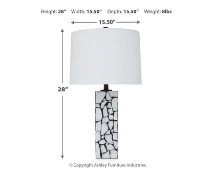 Macaria Marble Table Lamp (1/CN)