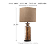 Laurentia Glass Table Lamp (1/CN)