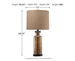 Laurentia Glass Table Lamp (1/CN)