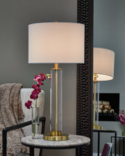 Orenman Glass Table Lamp (Set of 2)